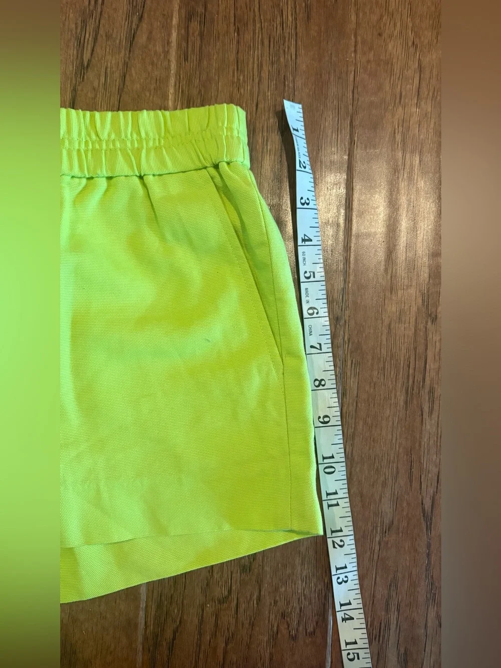 Lot of 2 JCrew Boardwalk Pull-On Elastic Waist Shorts Size 2 Green and Off White